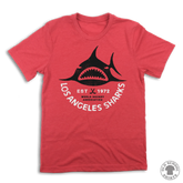 Los Angeles Sharks - In The Clutch- Retro Sports T Shirts